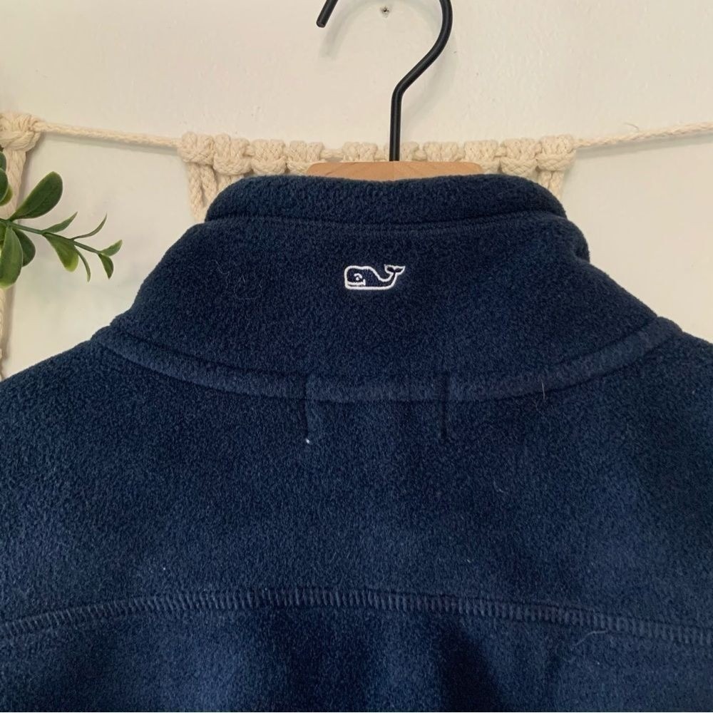 VINEYARD VINES Women's Navy Blue Fleece Vest Size Small - Picture 7 of 9